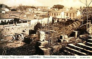 CHERCHELL - THEATRE ROMAIN - GRADINS